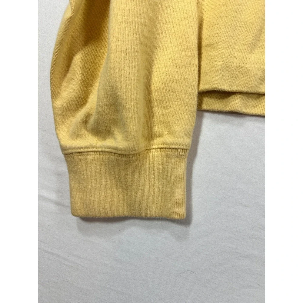 Polo Ralph Lauren Rugby Shirt XL Yellow Navy Blue Striped Long Sleeve Cotton